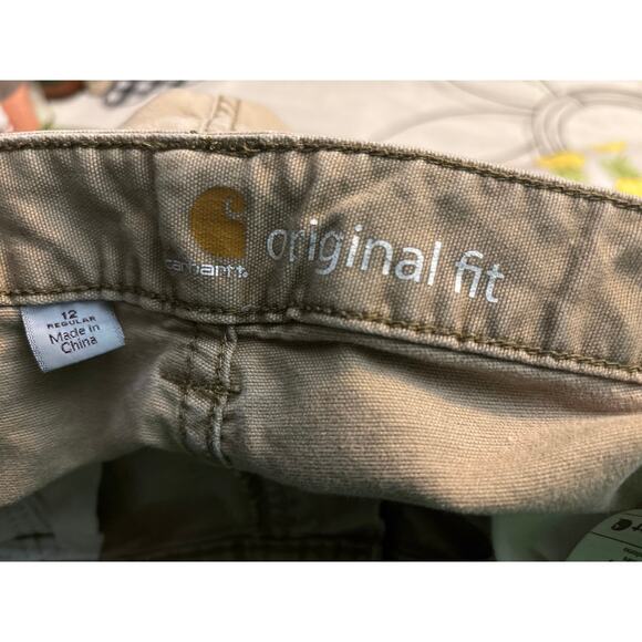 Carhartt Original Fit Jean 12 FLAWS Casual Cabincore Fisherman Heritage Workwear - Picture 7 of 14